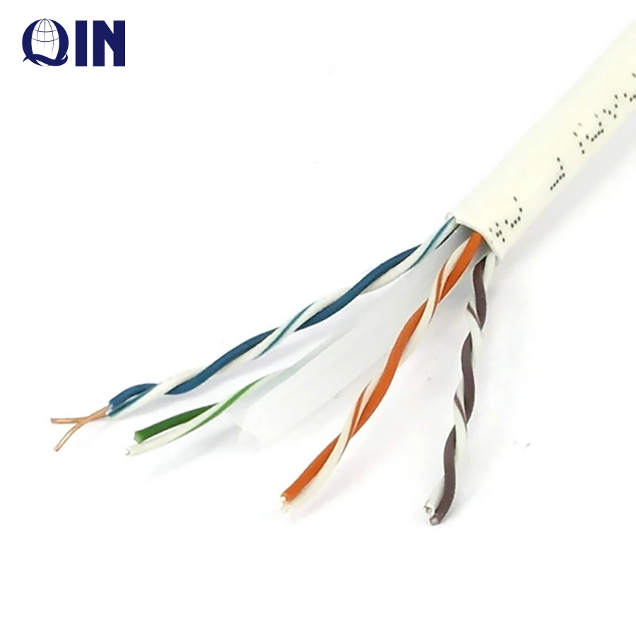 AWP Factory lowest price Bare Copper network cable 2/4pairs 24awg UTP Cat6 cable 305m wholesale