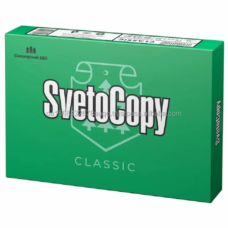 Легкая картонная упакованная бумага 80gsm для офиса Svetocopy A4