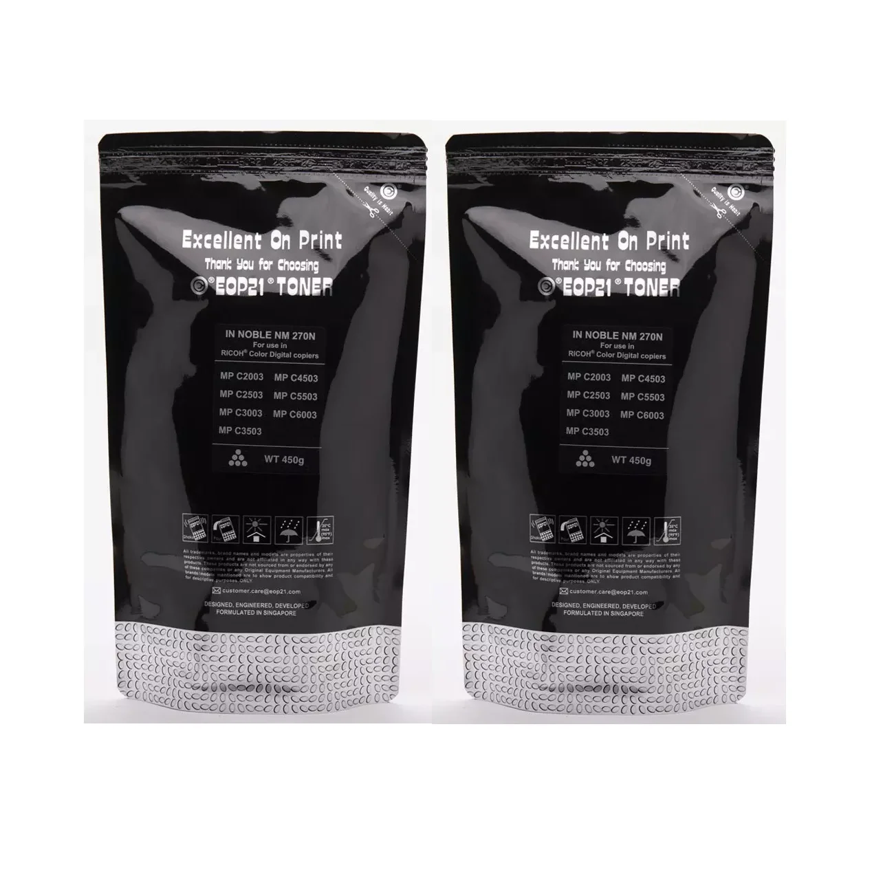 Best Price Offered Singapore EOP21 MP C2003/C2503/C3003/C3503/C4503 Black Compatible Ricoh Toner Printer 450G White Powder Toner