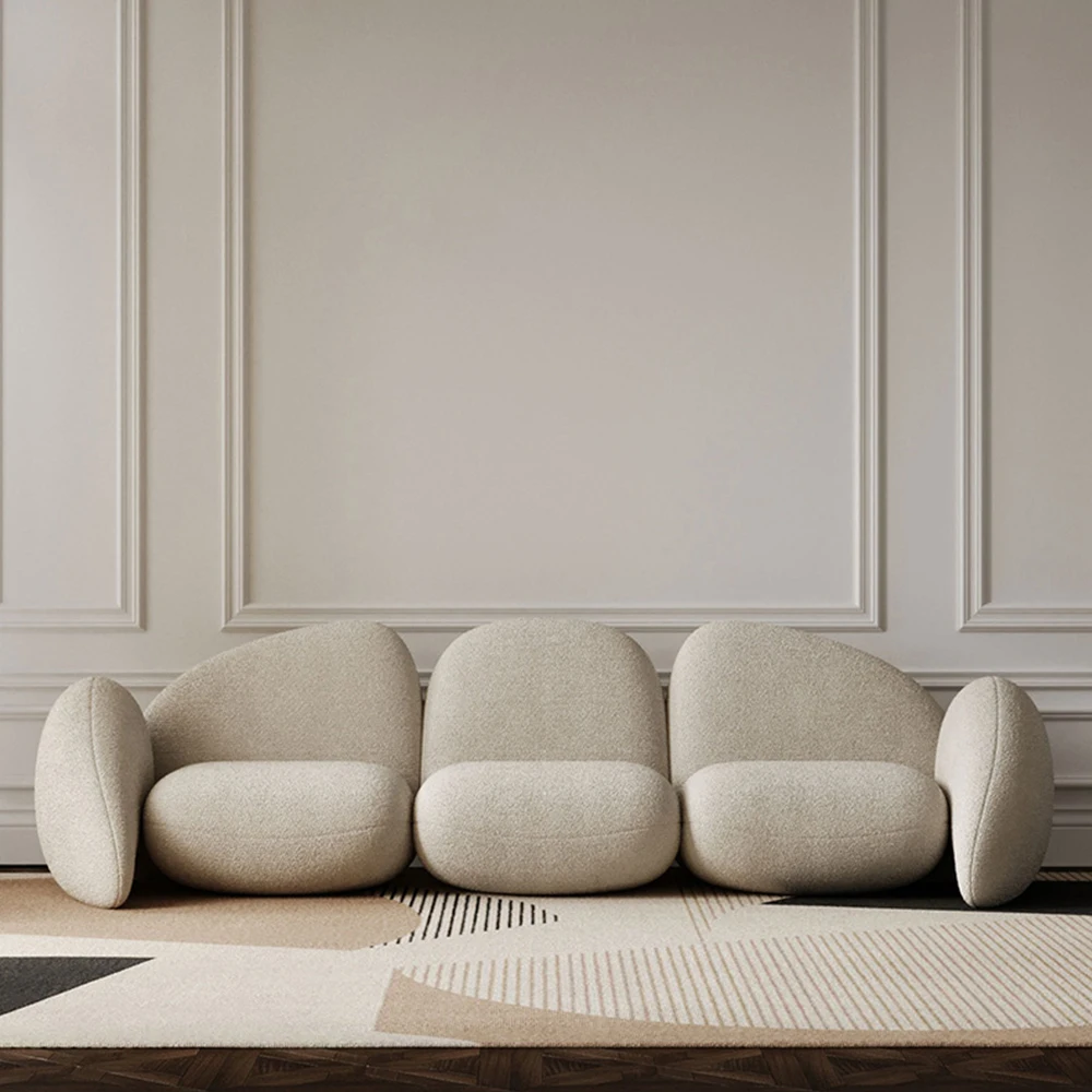 Clifford Velvet Modern Fabric Sofa Green Interior 2/3 Sofa Special Deign Modular Sofa in Multi Color