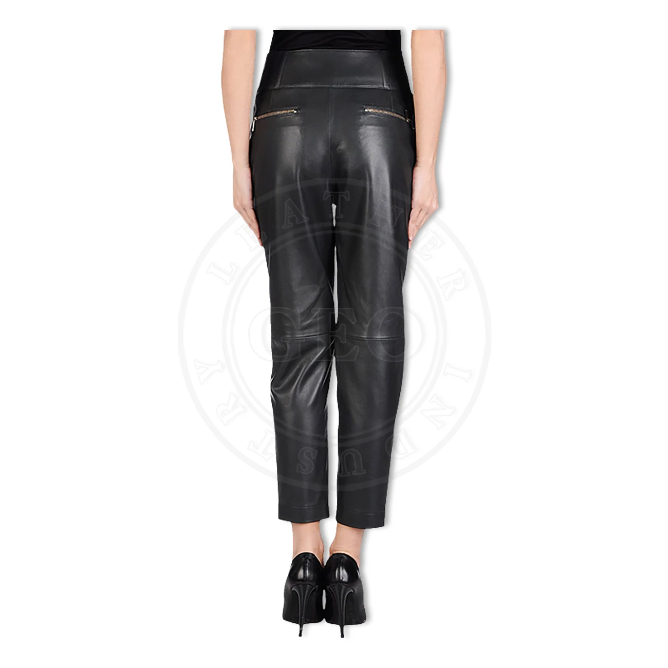 Women Fashion Leather Pants