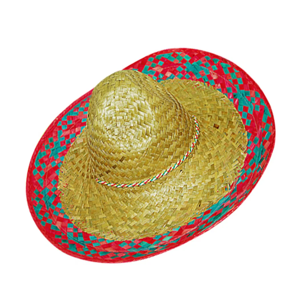 Product for ladies sombrero mexico hat with multi colors/ Straw hat/ Natural material from Vietnam for fashion