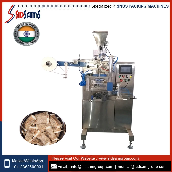 Best Packaging Machine Automatic Pouch Packing Machine To Pack Snus Powder Packing Machine
