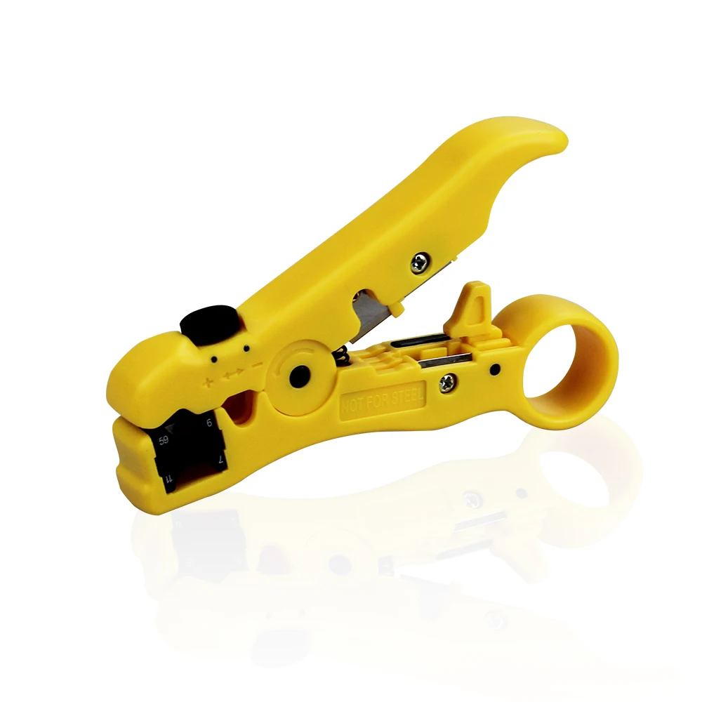 Multi-function adjustable wire stripping tools Pass-Through Connectors For  Wire Cable