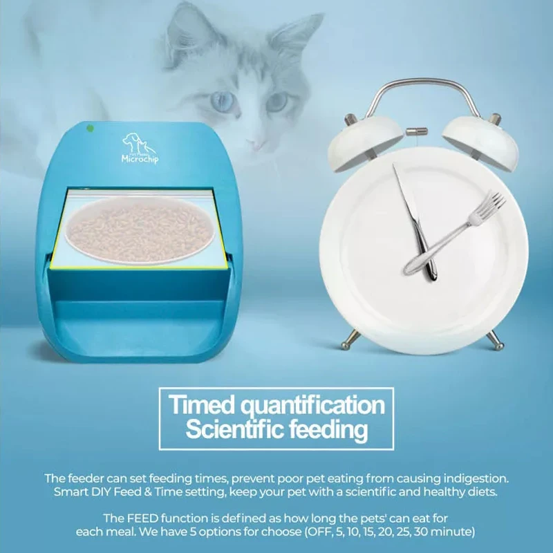 Electronic New Innovate Pet Products Cat RFID Microchip Animal Feeder Automatic feeder smart pets