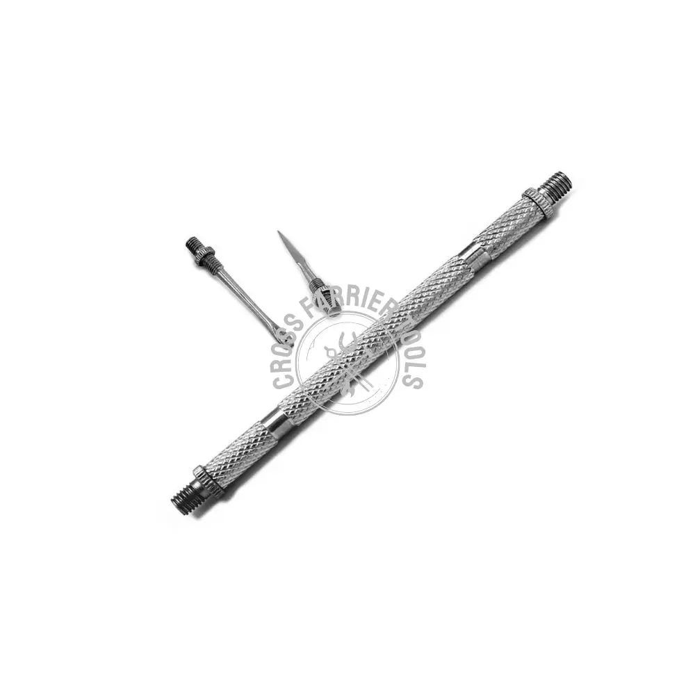 Custom Stainless Steel Lancet Extractor for Face Skin Care Blackhead & Whitehead Acne Spot Remover Tool Kit Black & White