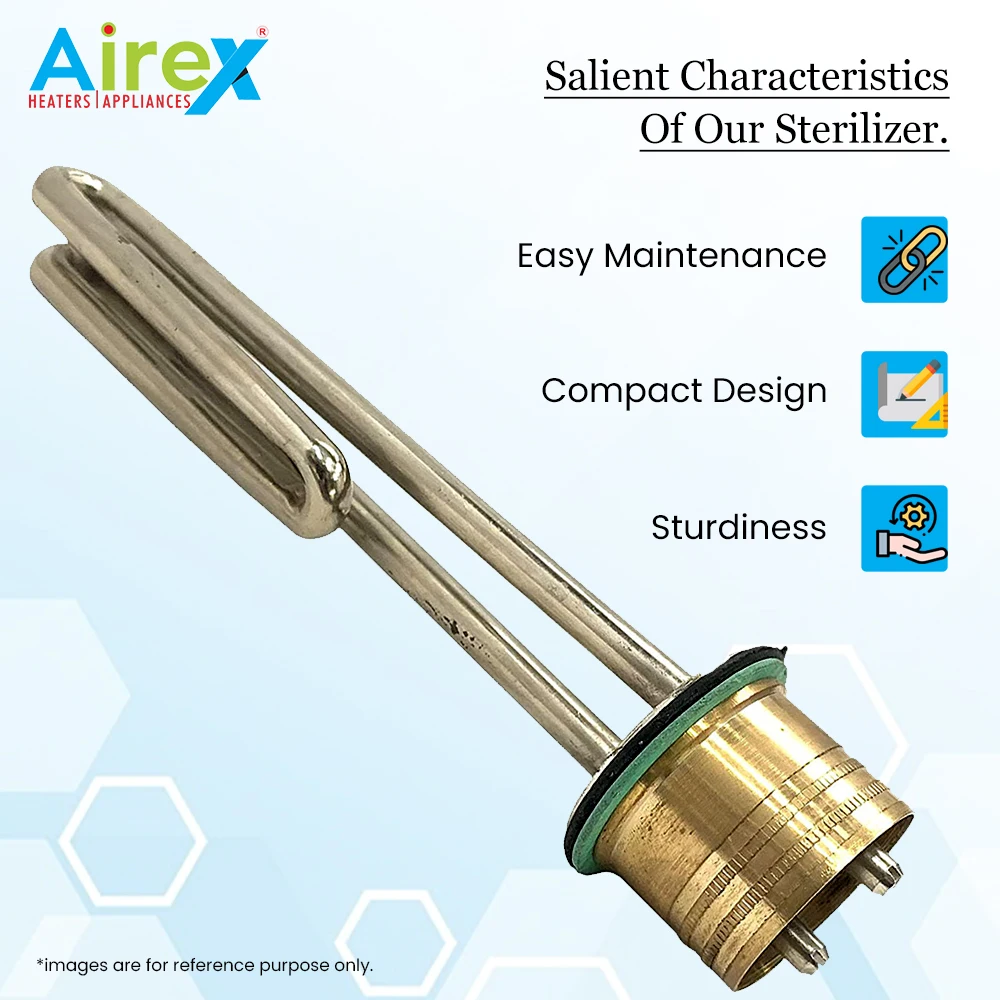 Airex 1000 ватт Электрический автоматический из нержавеющей стали и меди стерилизатор нагревательный элемент для наружного водонагревателя