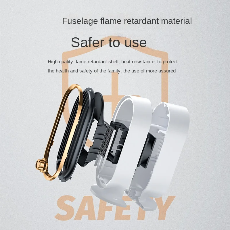 Winter Office Bedroom Room Foot Hand Warmers Household Mini Desktop Tilt second power off Electric PTC Heaters Space Heater Fan