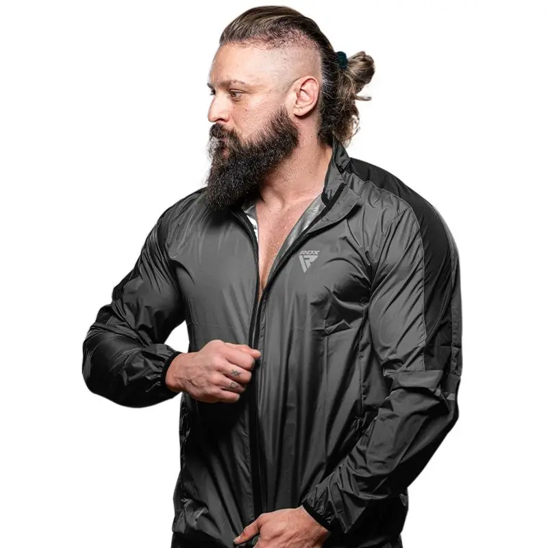 Wholesale High Quality Weight Loss Running Fitness Hot Sauna Sweat Jacket Sauna Suits Shirt Customized Factory Price