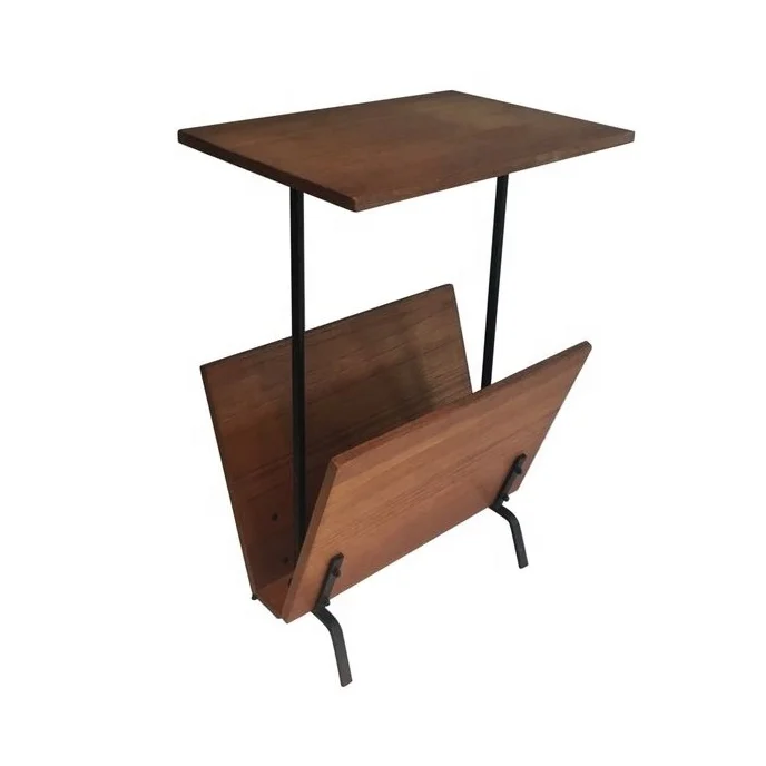 Home Decoration Accessories Wood Library Magazine Rack Magazine Holder living Room Home Newspaper Storage