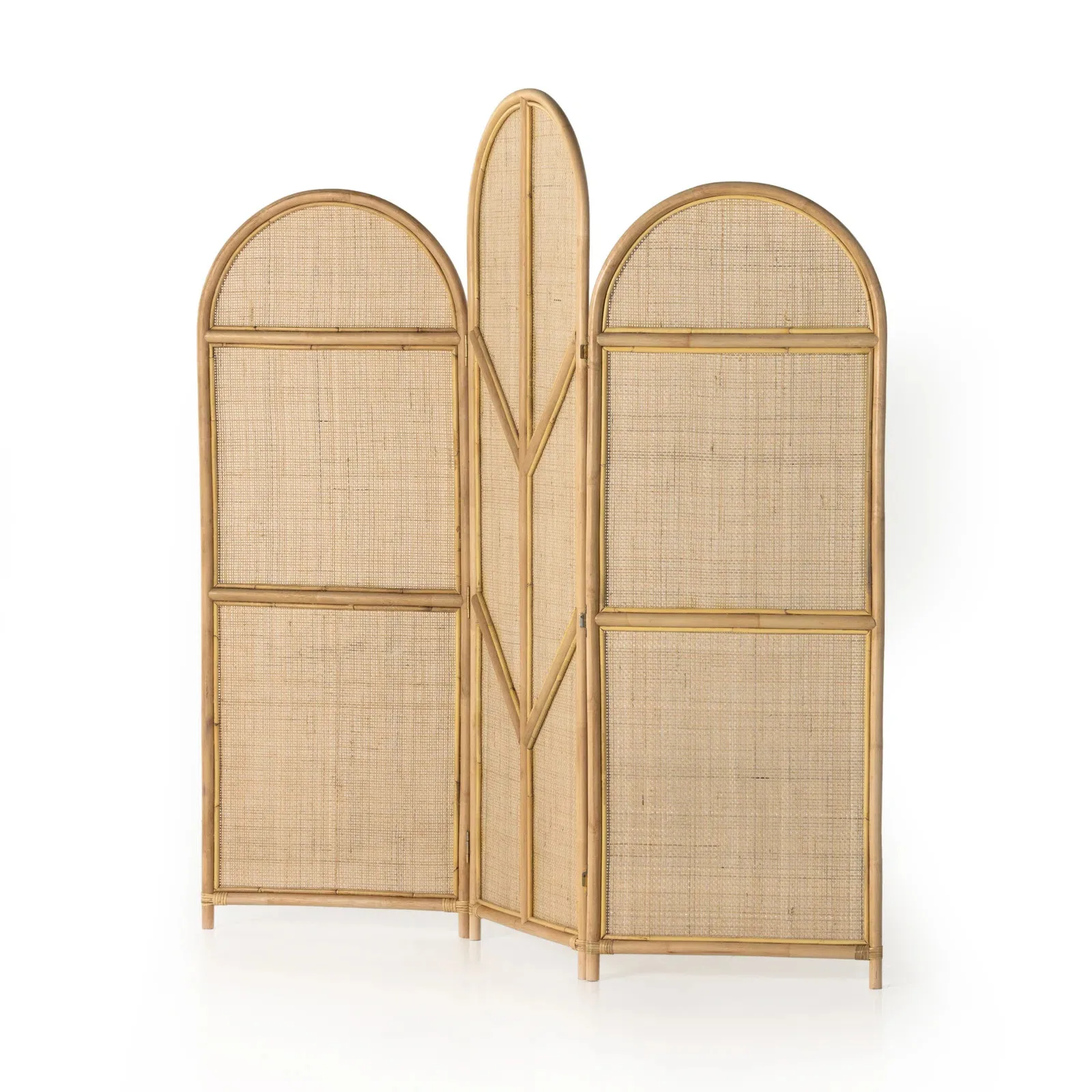New arrival partition rattan room divider customized decorative wall divider movable firm structure room dividers