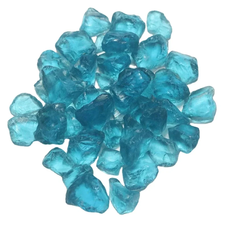 London Blue Topaz Crystal Raw Rough loose crystals healing blue gemstone real uncut diamonds Wholesale supplier