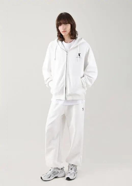 Unisex Av Oversized Zip-Up - 4col Black/Grey/Ivory/White Melange S/M/L/XL Trending Products 2024 New Arrivals Wholesale Clothes