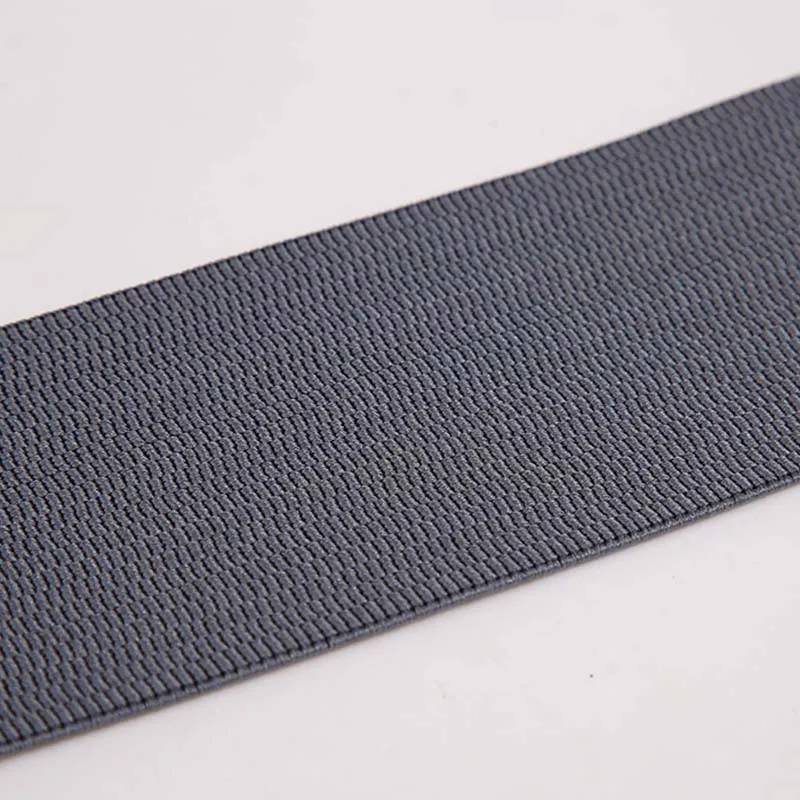 Woven Waist Belt Logo Polyester Nylon Rubber Elastic Webbing High Elastic Custom Fabric Elastic Band Flat Yoga Shoes Branded