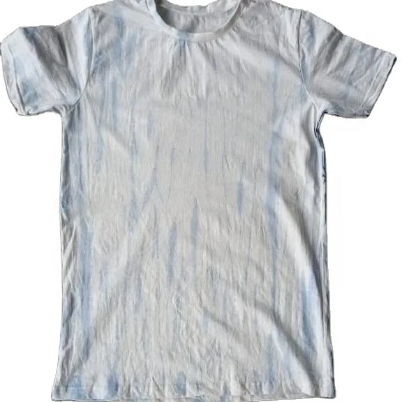 100% Ring spun combed cotton fabric wholesale custom t shirt printing machine dip tie dyed plain blank custom logo men t-shirts