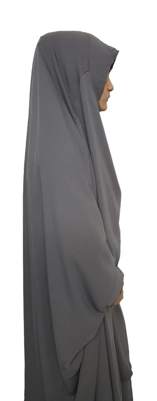 Wholesale OEM Stretchy Sleeves Jilbab with Skirt for Muslim Women Islamic Clothing Modest Dress