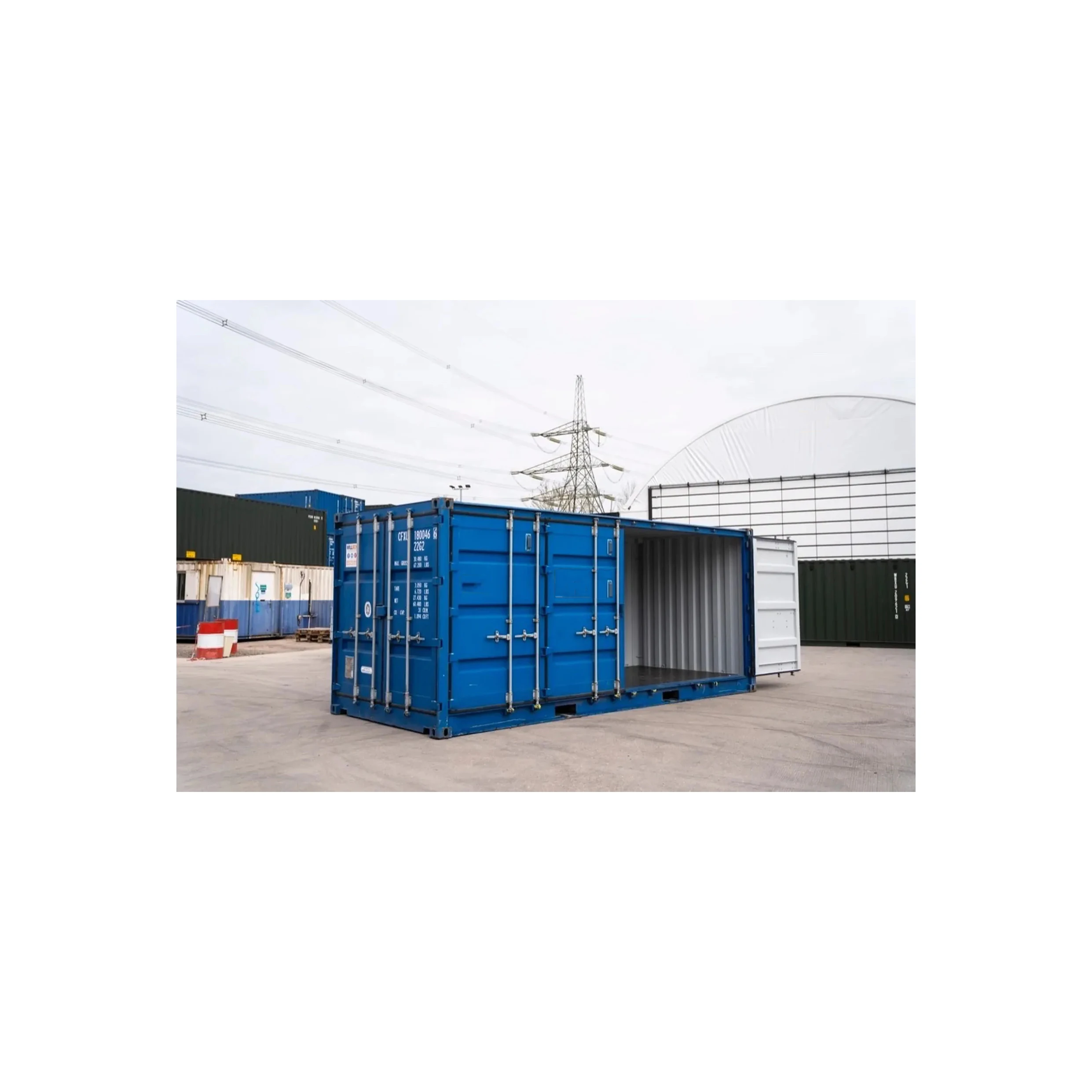 2 Large Side Door Opening Container 40ft 40 ft Open Side 40 Feet Side Opening Shipping Container for Sale