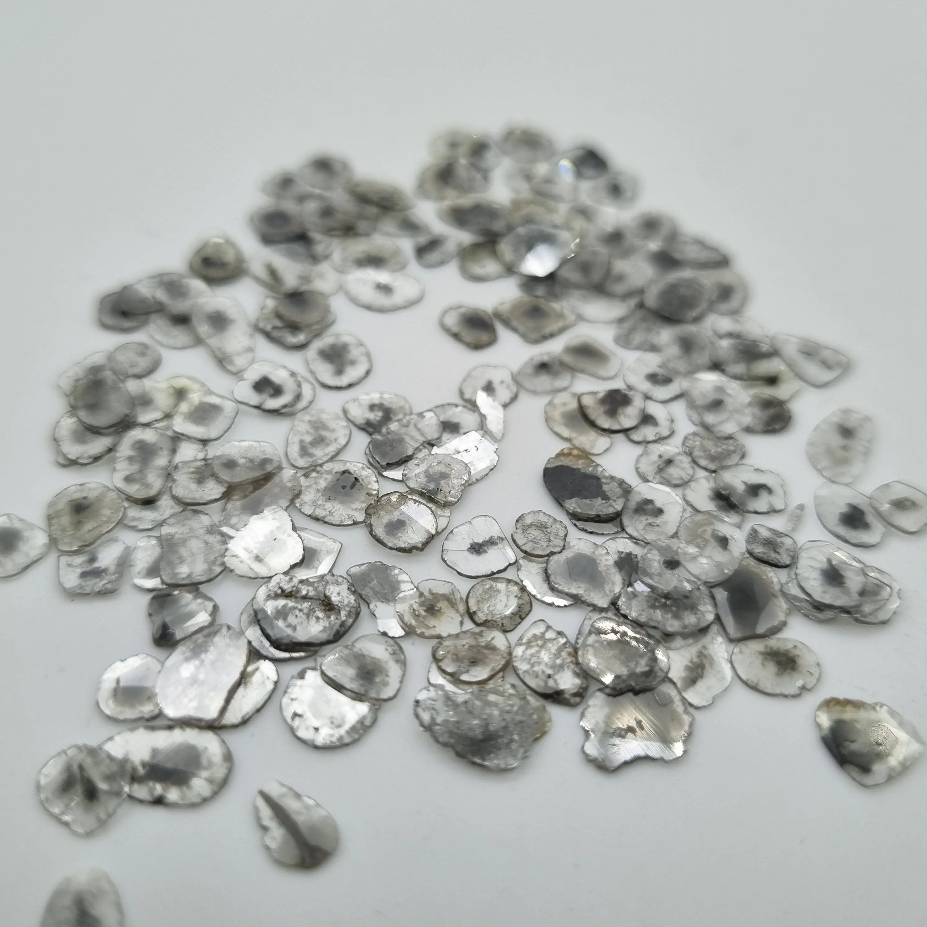 Genuine Salt And Pepper Loose Diamond Polki For Jewelry And Accessories By Manufacturer At Best Price