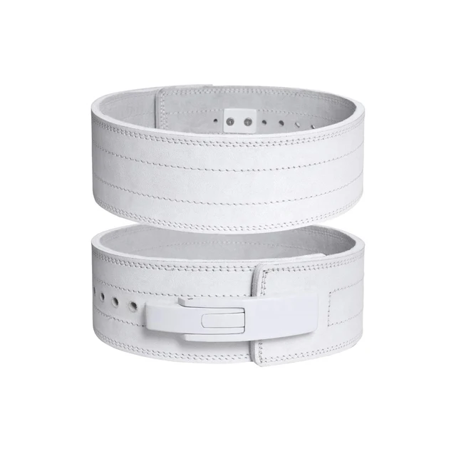 OEM Customized Embroidery Logo Suede Leather 12mm Thickness Weight lifting Gym Workout Lever Bucket belts Wholesale