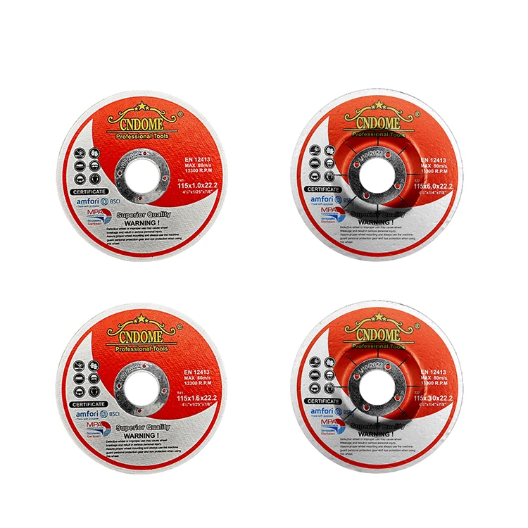 CNDOME 4 12 cutting grinding disc for stainless steel cutting disc disco de corte para esmerilhadeira both for grinding and cut