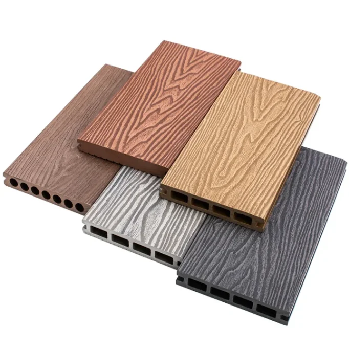 Outdoor Wooden WPC Composite Plastic Decking Board Flooring