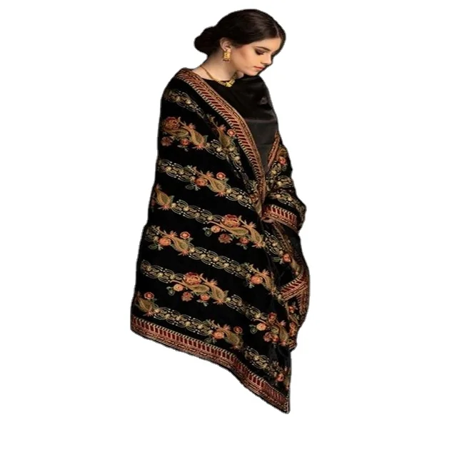 home made Kashmiri shawl for women with latest designs and quality