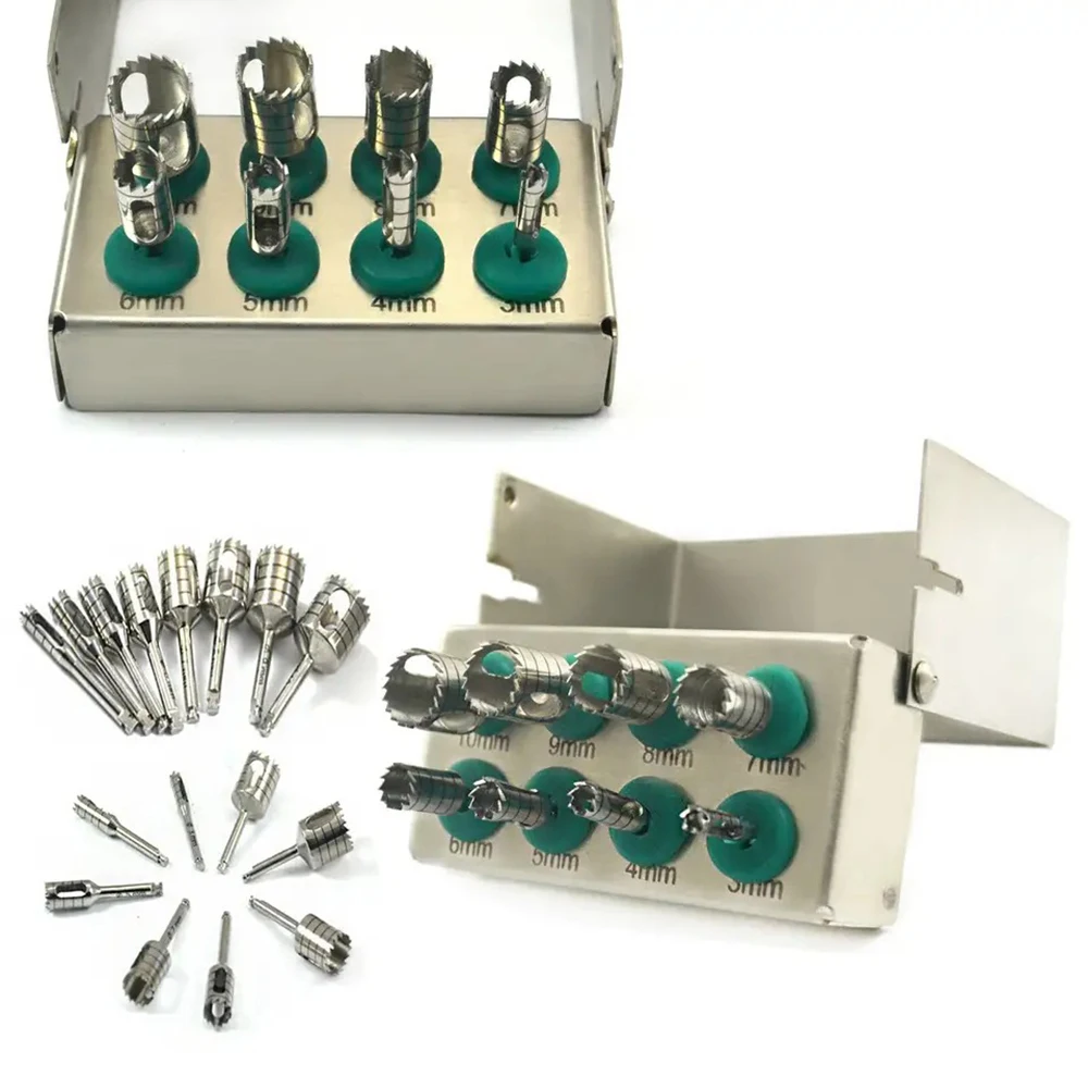 Private Label 50 Pcs Universal Dental Implant Kit Torque Wrench Drills Bone Expander Kit / Split Master Surgical Drills