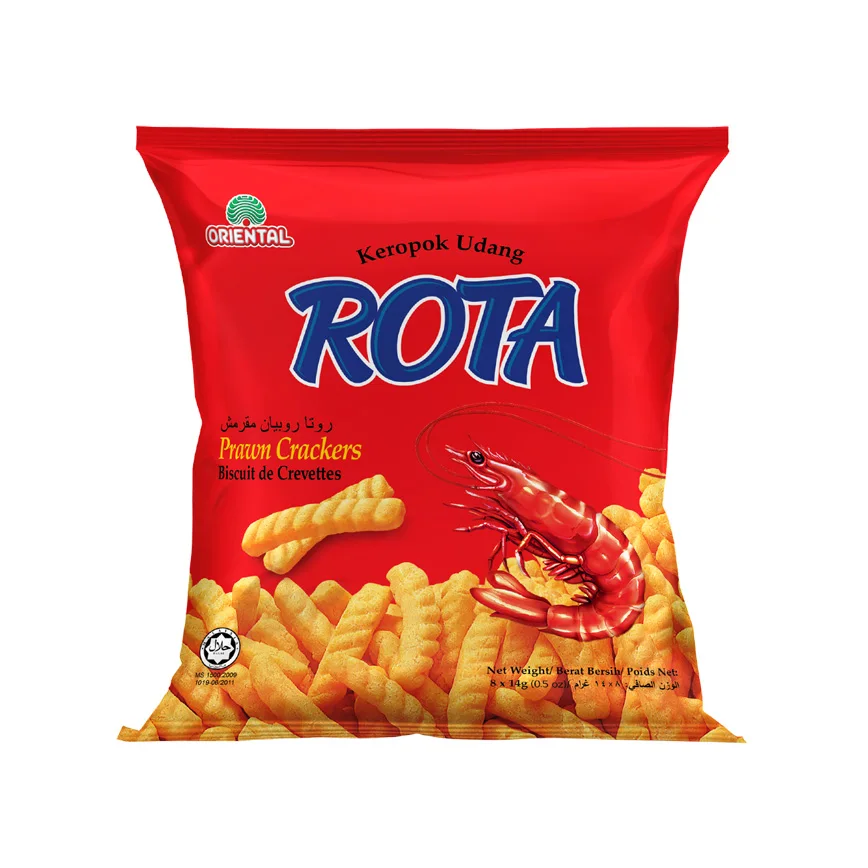 Крекеры для креветок Keropok Udang Biscuit de Crevettes 14 г x 8x30