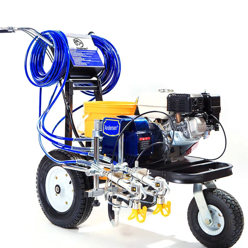 LS 5070 Road Line Marking Machine from China Easy Maintenance with Two Guns New Condition Featuring Reliable Pump and Engine