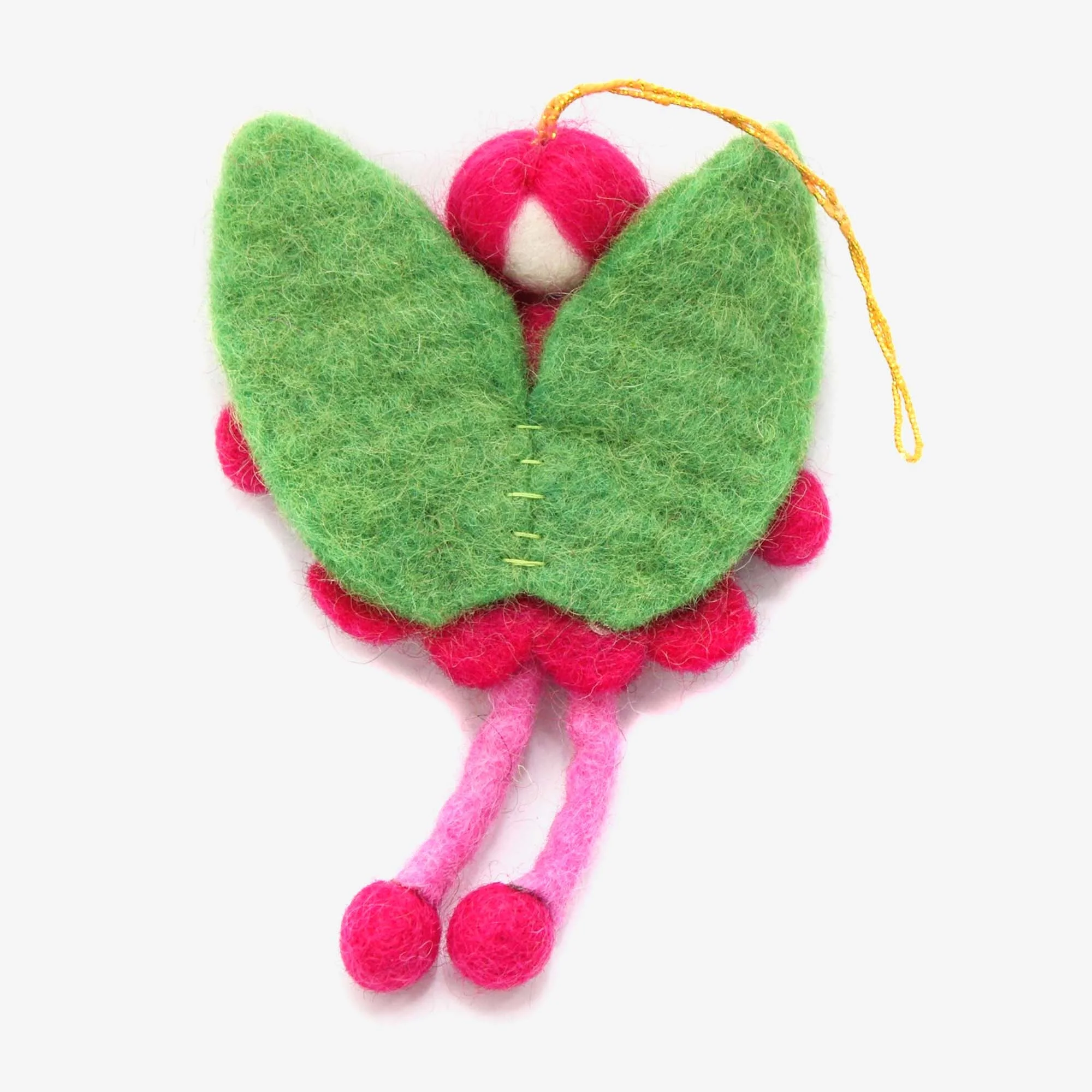 Handmade felt fairy toy garden playhouse made in Nepal wool felt fairy | 100% Handmade New-Zealand Felt Wool Decoration Crafts