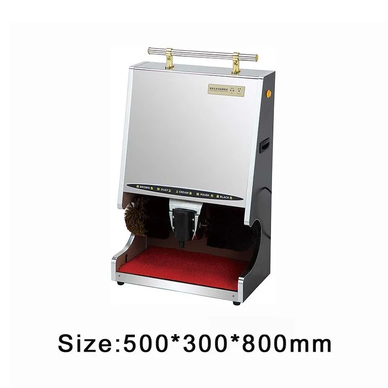 Hotel Supply Automatic Shoe Shine Polisher Machine Commercial Stainless Steel Electric Shoe Cleaner Polishing Equipment