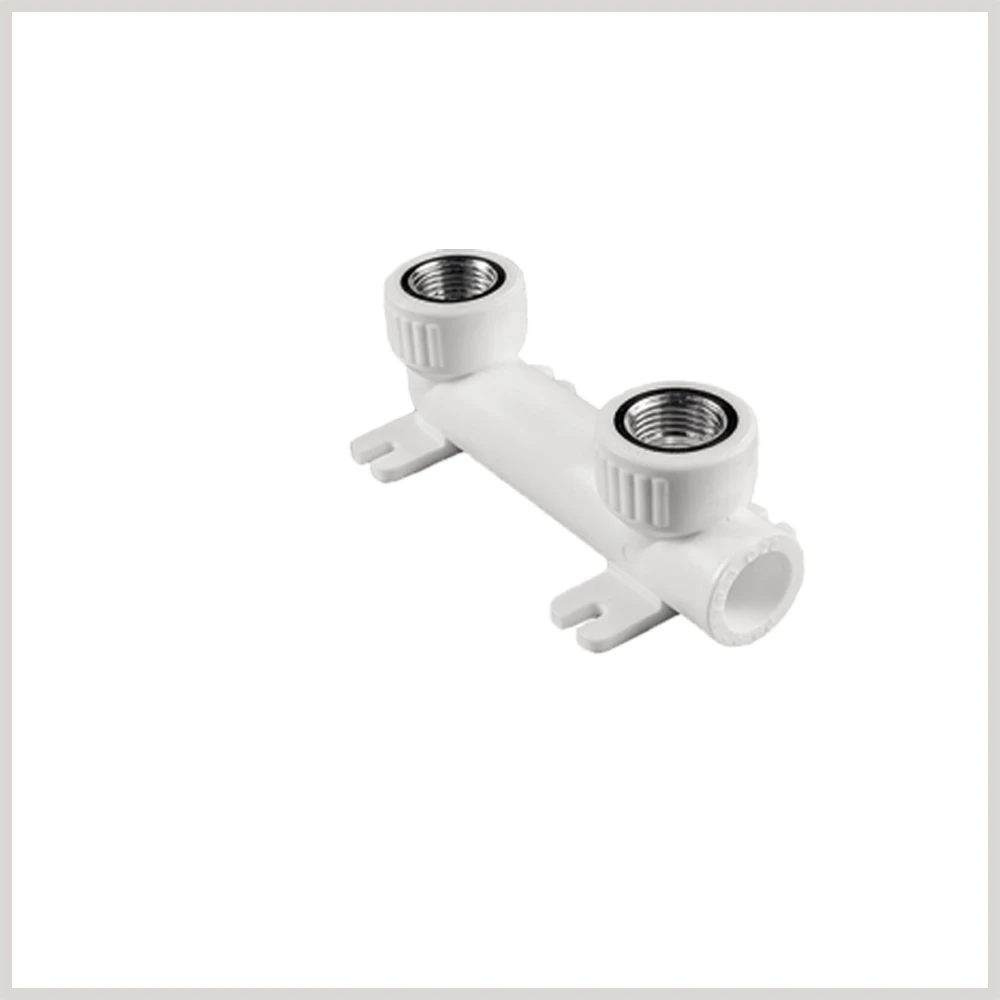 Pprc Bidet Connect White color ppr double elbow pipe fittings  polypropylene water pipe fitting accessories plastic bridge bend