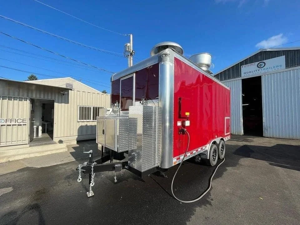 Quality Fully Equipped enclosed mobile food truck trailer for sale