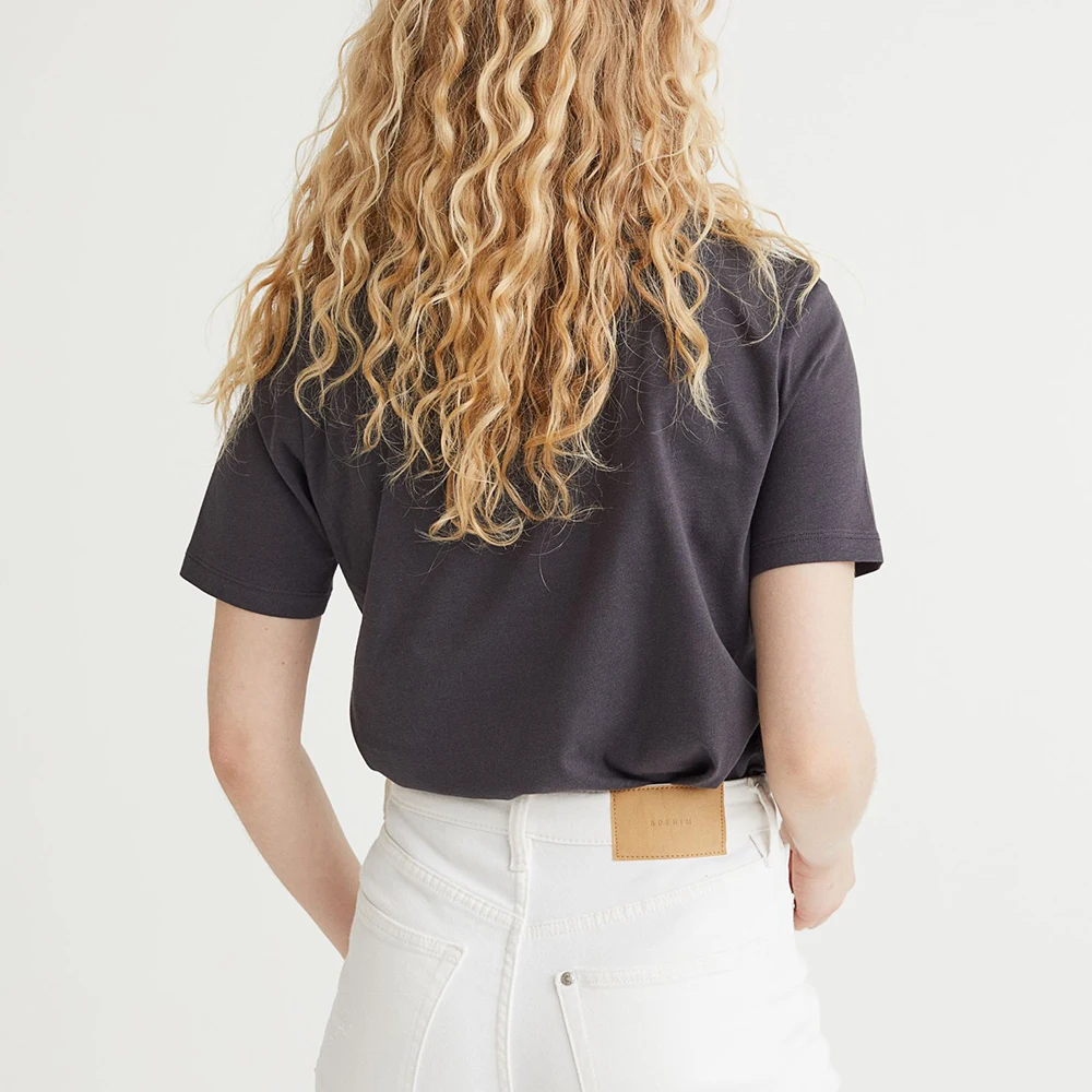 Wholesale new Women t-shirts custom printing plain white t shirt in low price Short sleeve for women Breathable