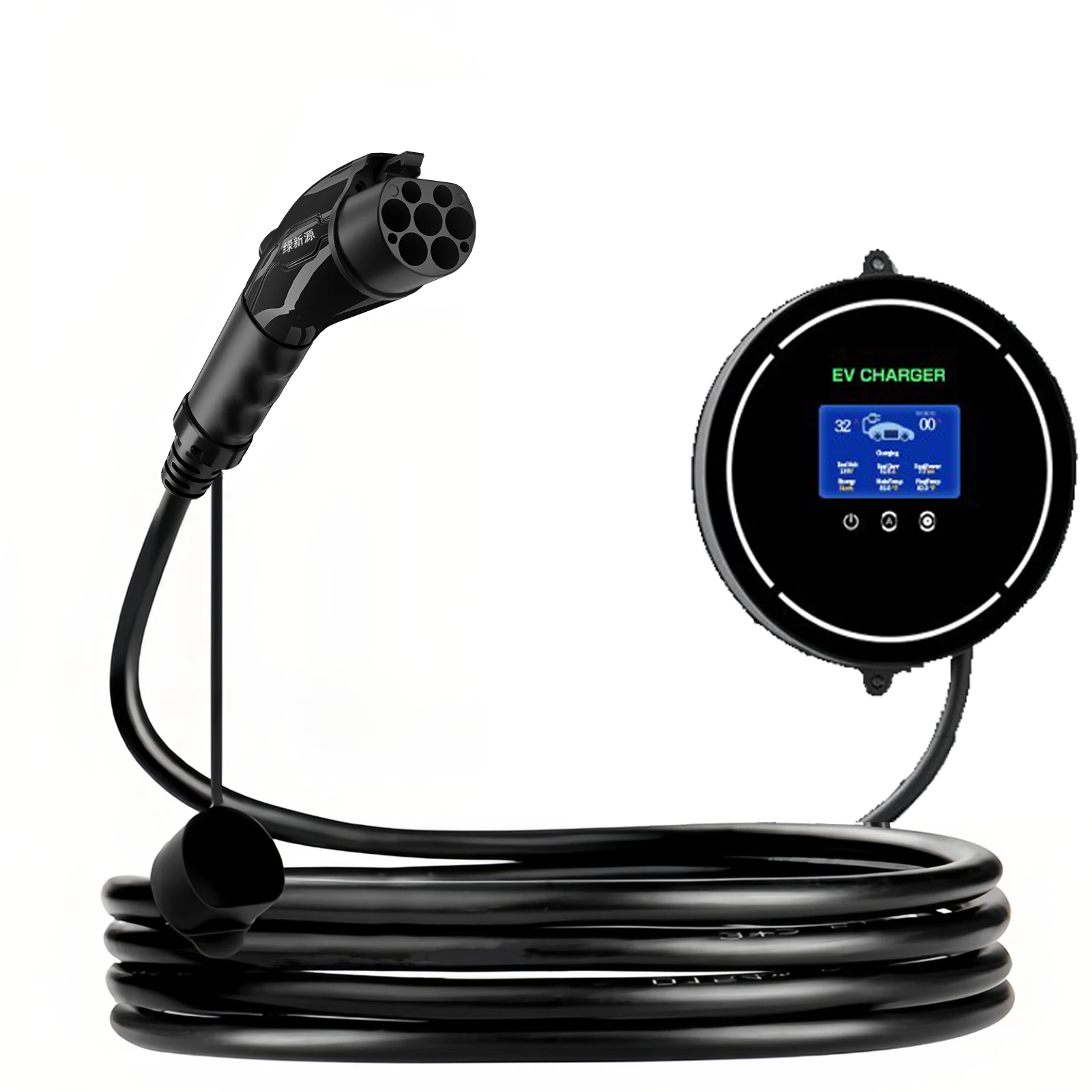 Electric car ev charging station GB/T  7kw 32A home ac  portable charging station RFID for home commercial use