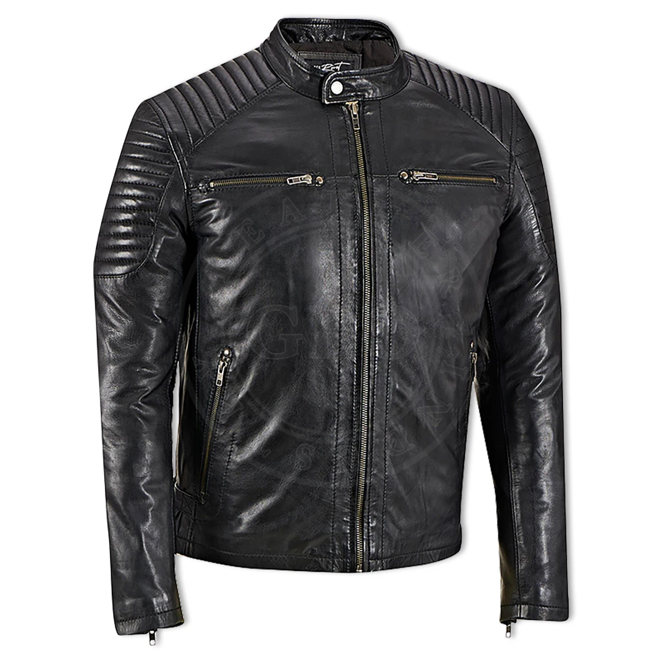 Motorbike Leather Jackets For Men Bikers