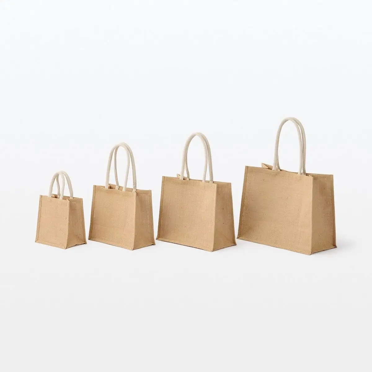 Tote Jute Burlap Tote Bags High quality burlap jute shopping tote bag Eco-Friendly Natural at best market price