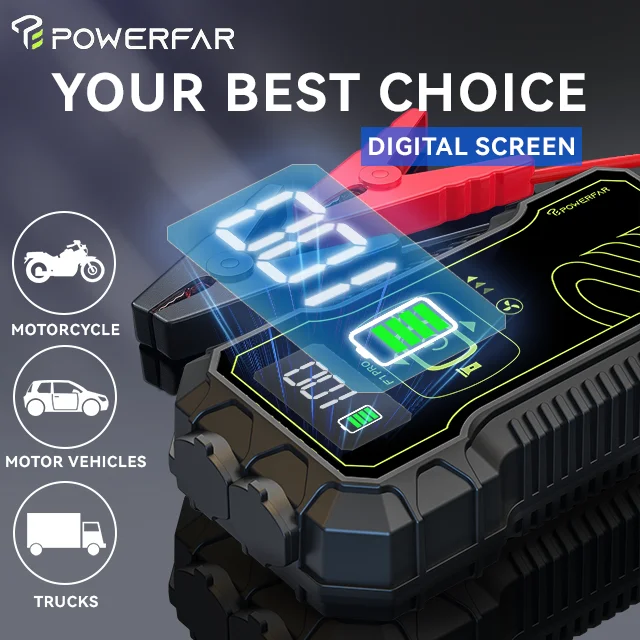 Powerfar portable supercapacitor car emergency starting device 20000mah mobile power supply emergency starting car