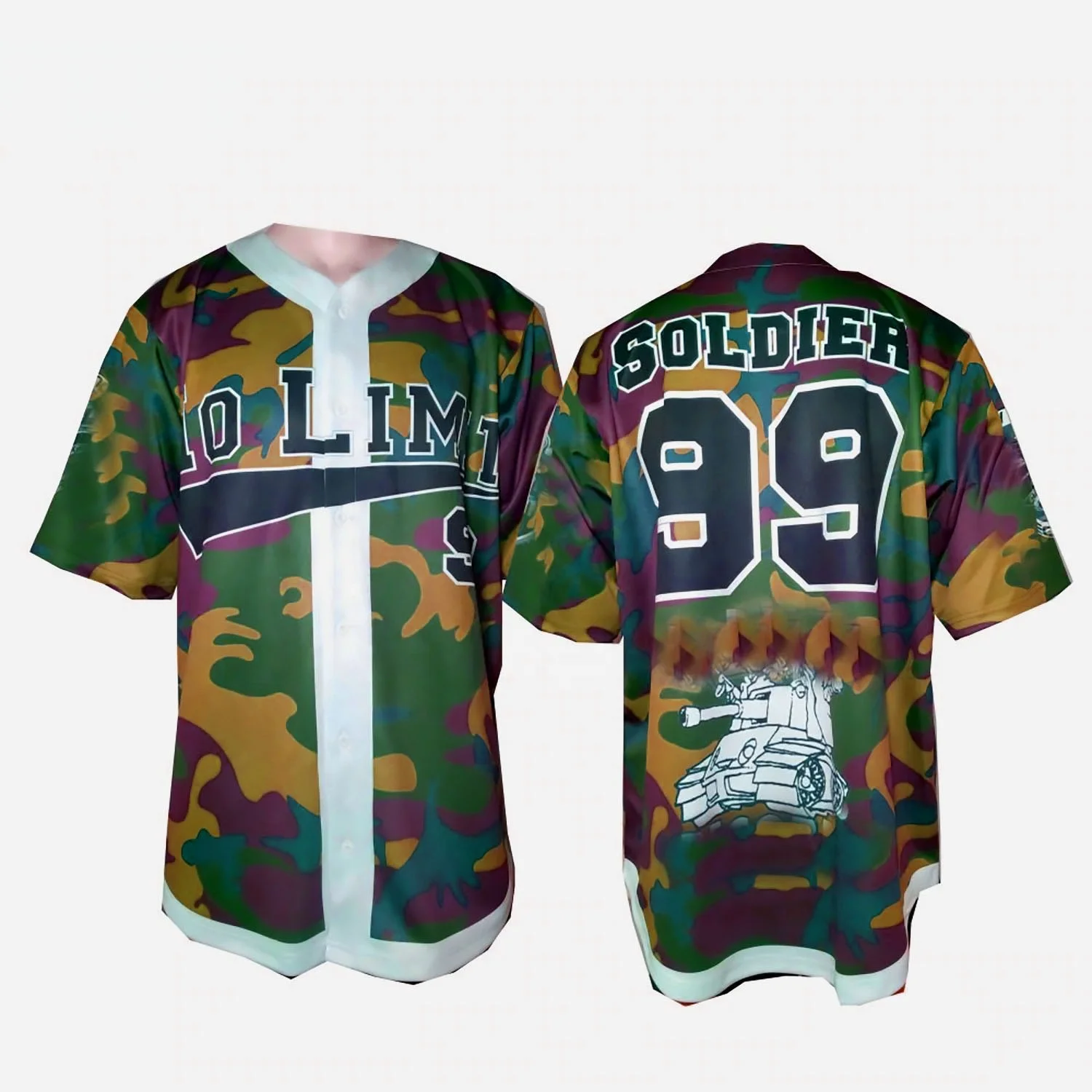 Fast delivery Custom Printing Baseball Plain Shirts Baseball Jersey Outfit Mens Sublimation Cheap Price Baseball jersey