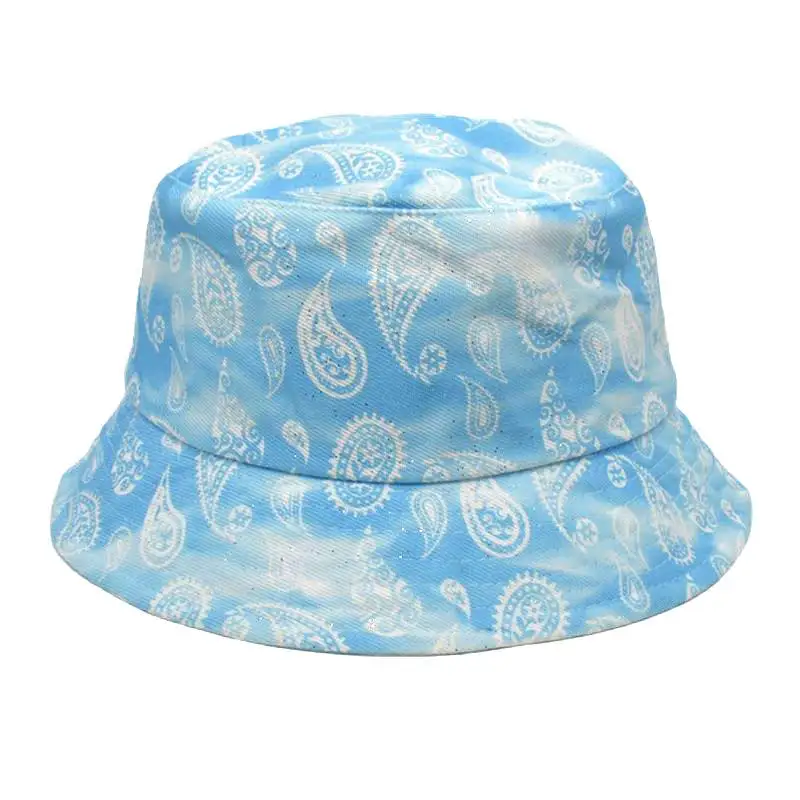 Bandana Reversible Bucket Hat Manufacturer Customized Logo Designed Fisherman Hats Plus size