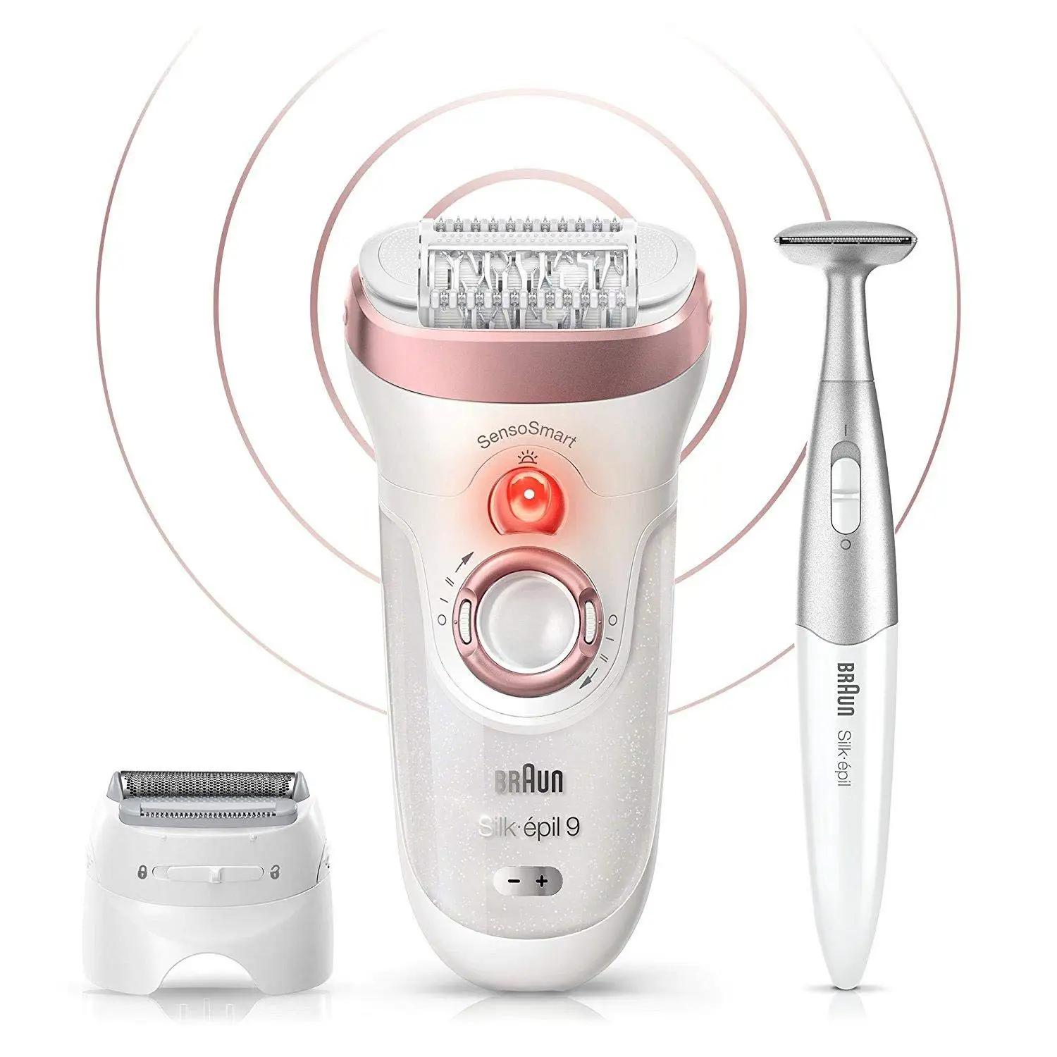 Epilator, Silk epil 9, Rose Gold, SES 9-880