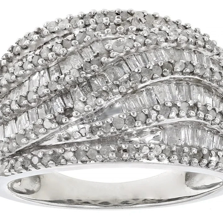 Round Sterling Silver Rings Lab Diamond Engagement Star Baguette Cut Iced Out Diamond Hip Hop Ring Certified 5925 Silver jewelry