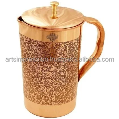 Custom Design Copper Jug Shiny Quality Tumbler 1 5L Space Sale Party CLASSIC Stunning  Copper Jug  Uses Drinking Use Items Good