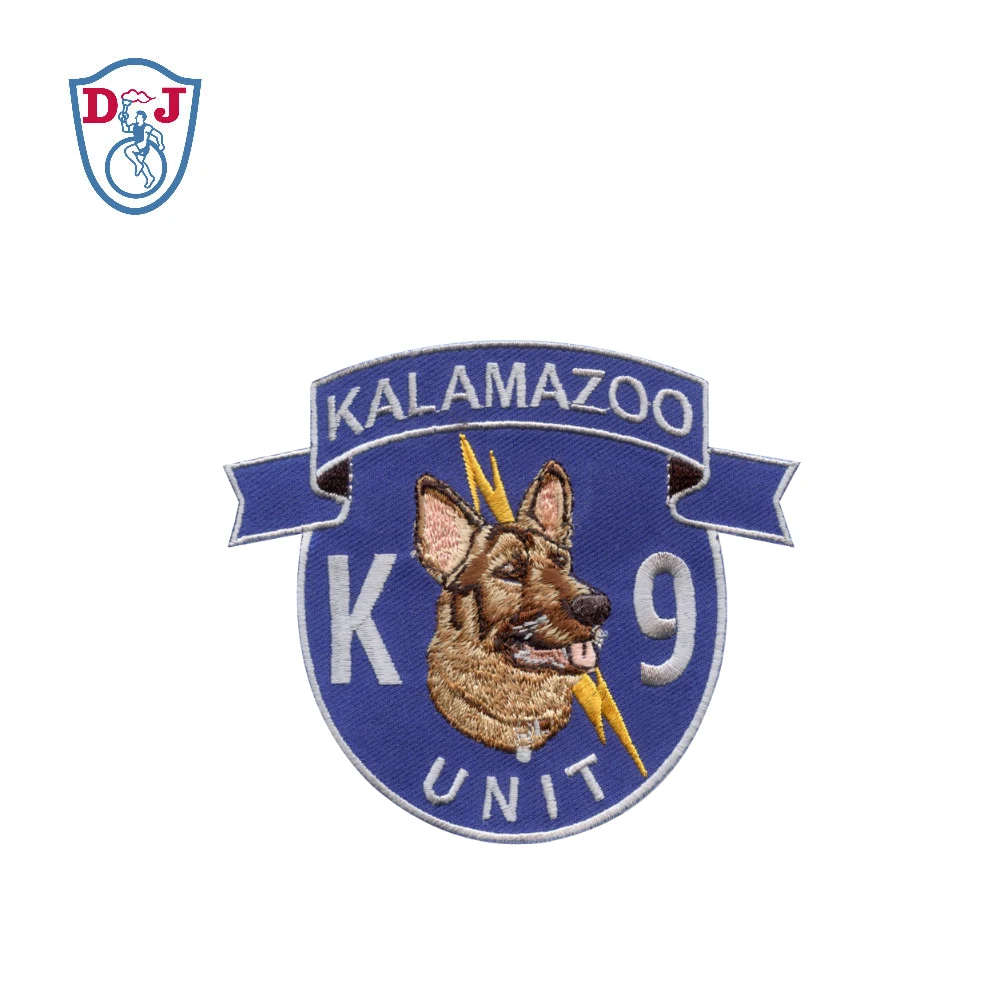 Custom Patches Embroidery Security Emblem Embroidered Parches Crest Uniform Badge