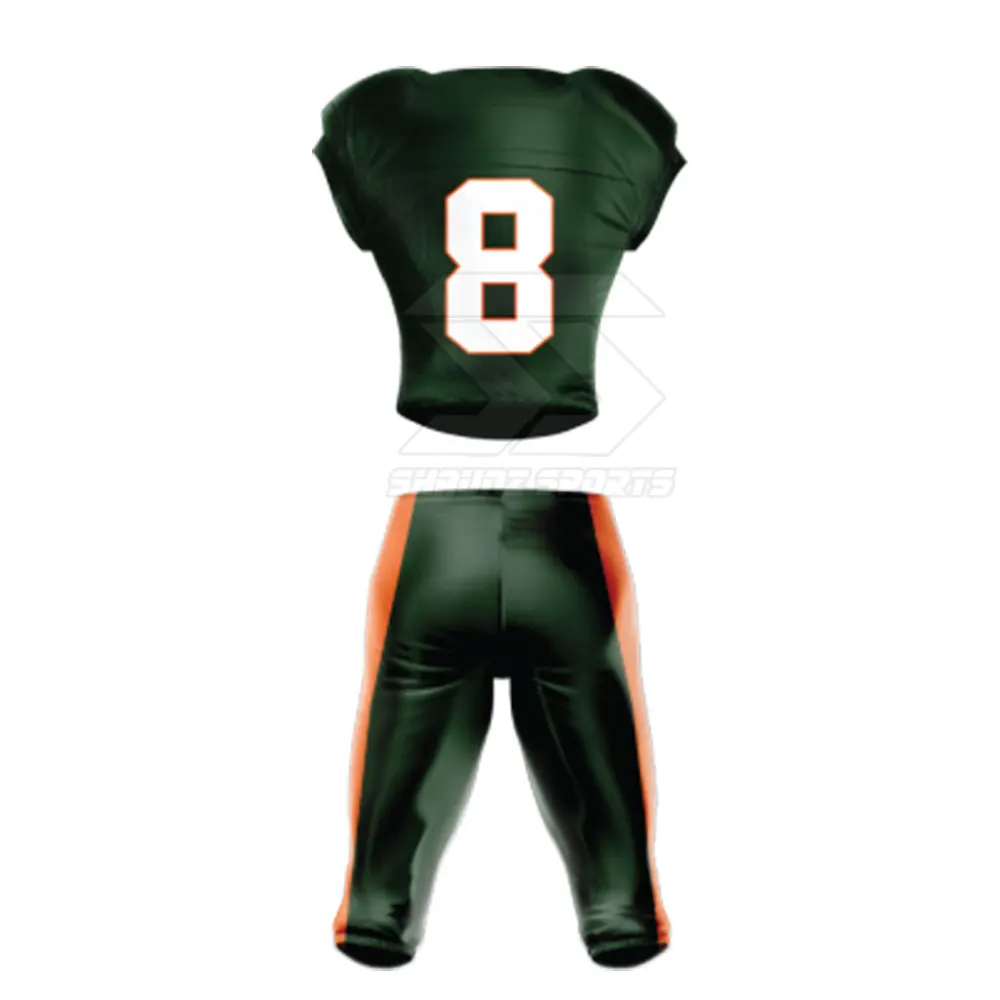 OEM Designed American Football Uniform for Adults Popular Light Weight Plus Size Option with Short Sleeves Breathable Features