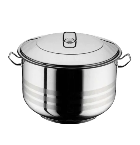 Tabletop Kitchen Food Server Hotel Supplies Dinnerware Stainless Steel Hot Pot For Food Luxury Casserole with lid