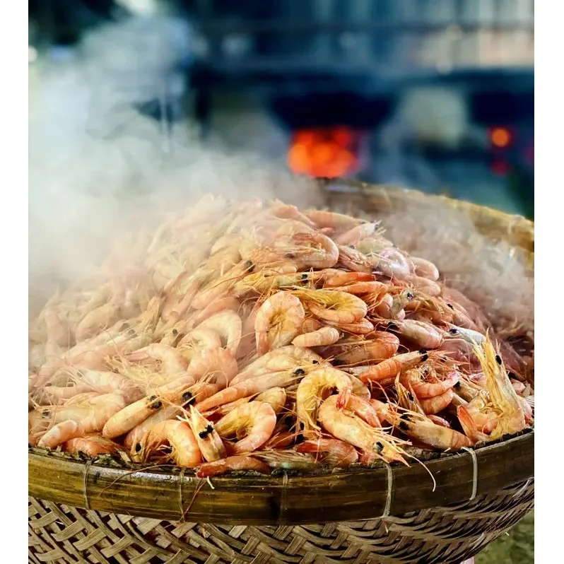 High Quality 500g 5 months Shelf Life Vietnam Vacuum Pack Seafood 100% Fresh Natural Red Food Flavor Snack Box OEM Dried Shrimp