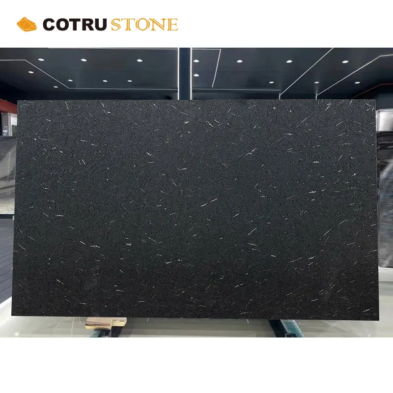 Cotrustone Polished Piano Grey Marble Slab interior Flooring Cut To Size Tiles For Luxury Decoration