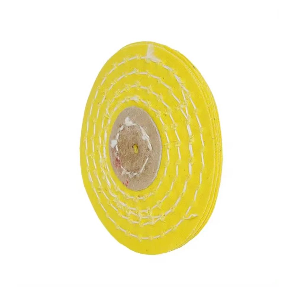 Best Quality Yellow Mill Treated Industrial Grade Razor Edge Buffing Wheel From India