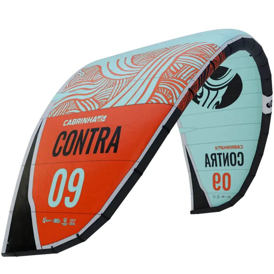 HOT 2022 Cabrinha CONTRA 1 STRUT Surfing Kites 14m Red Color And Light Blue Kite For Kiteboarding & Kitesurfing Kites